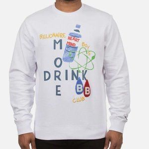 Billionaire Boys Club White Graphic Sweatshirt
